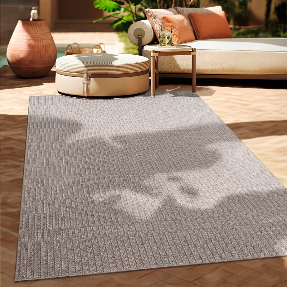 Paco Home In-& Outdoor Vloerkleed Balkon Terras Keukenvloerkleed Modern Boho Ethno Patroon 200x280 cm afbeelding 1