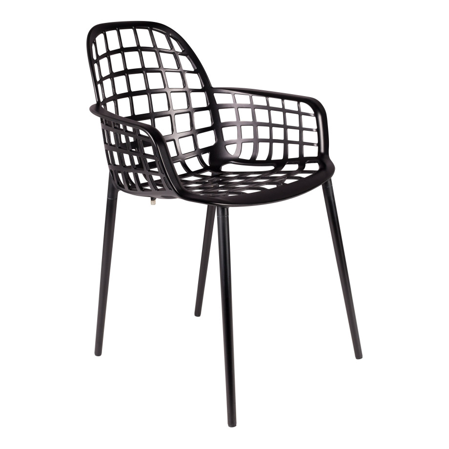 Zuiver Tuinstoel 'Albert Kuip' Aluminium, kleur Zwart afbeelding 1