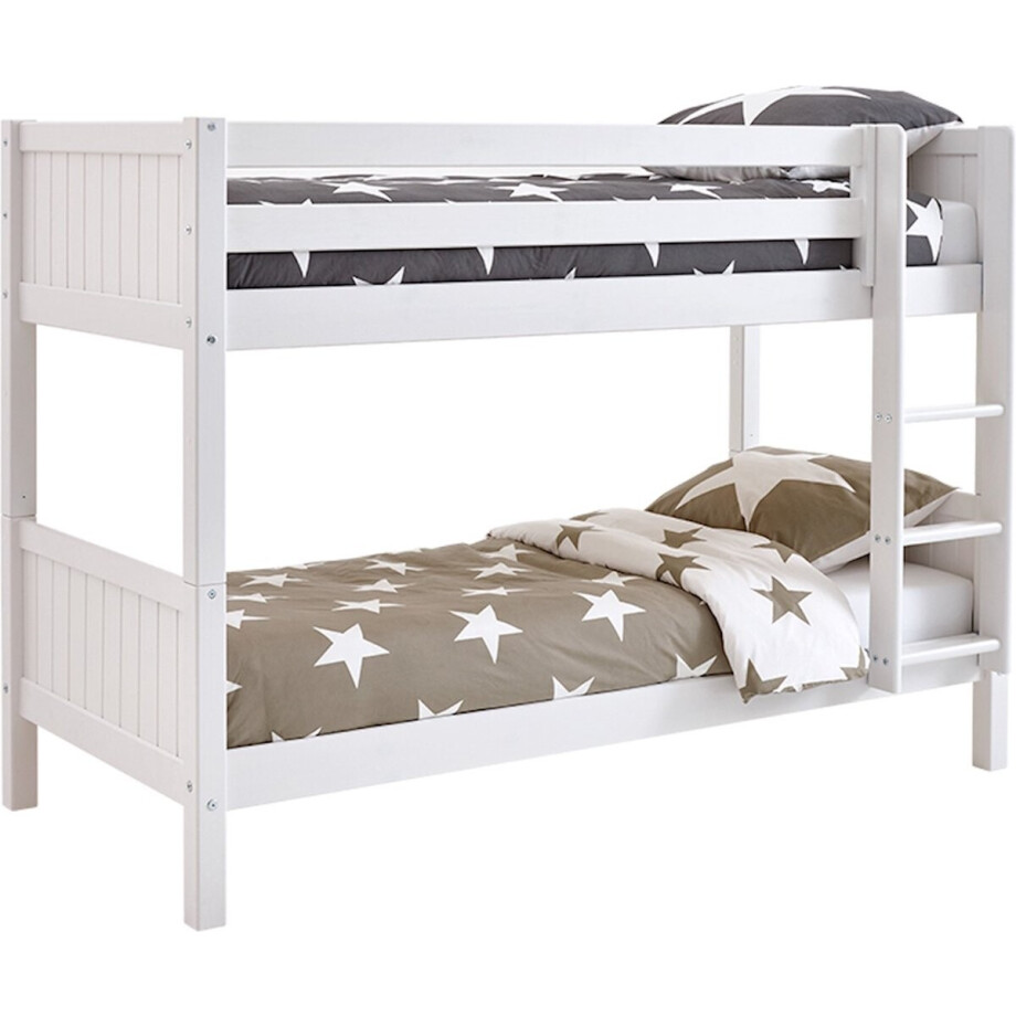 Flexworld Stapelbed Puck - 90 x 200 cm - wit Flexworld Stapelbed Puck - 90 x 200 cm - wit afbeelding 1