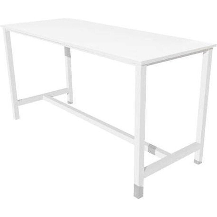 Schaffenburg Sta Tafel - Domino Basic 160 x 80 wit - wit frame afbeelding 1
