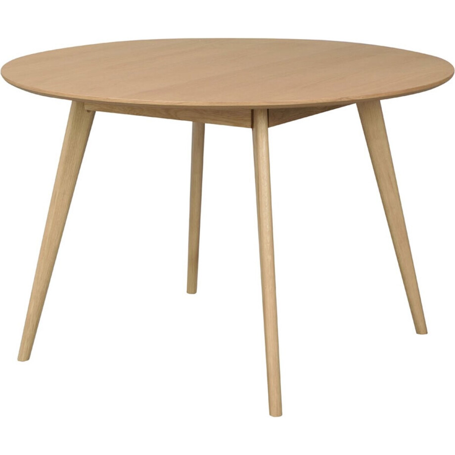 Rowico Home Yumi Ronde Eettafel - Hout - 4 Persoons - Eetkamertafel - Massief Eikenhouten Poten - Scandinavisch - Naturel - Ø 115 cm x 75 cm Rowico Home Yumi Ronde Eettafel - Hout - 4 Persoons - Eetkamertafel - Massief Eikenhouten Poten - Scandinavisch - Naturel - Ø 115 cm x 75 cm afbeelding 1