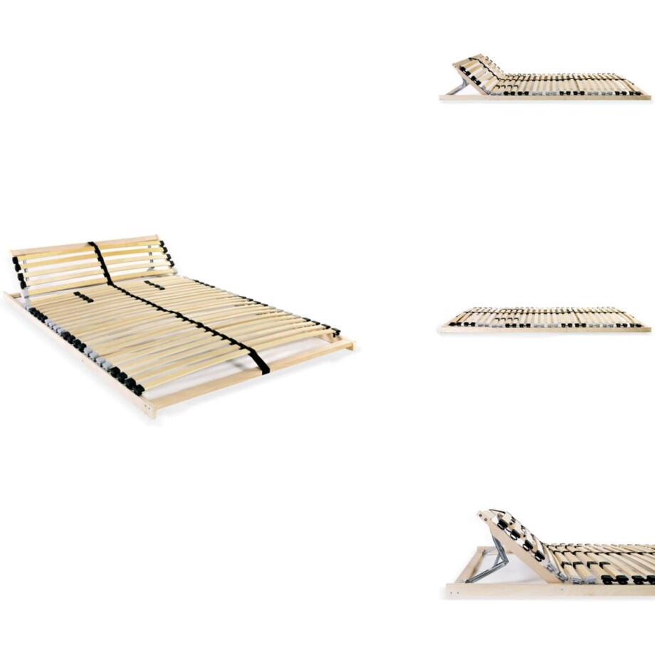 vidaXL Lattenbodem - Lattenbodems - Bedbodem - Vloerbed - Lattenbodem met 28 latten 7 zones 140x200 cm vidaXL Lattenbodem - Lattenbodems - Bedbodem - Vloerbed - Lattenbodem met 28 latten 7 zones 140x200 cm afbeelding 1