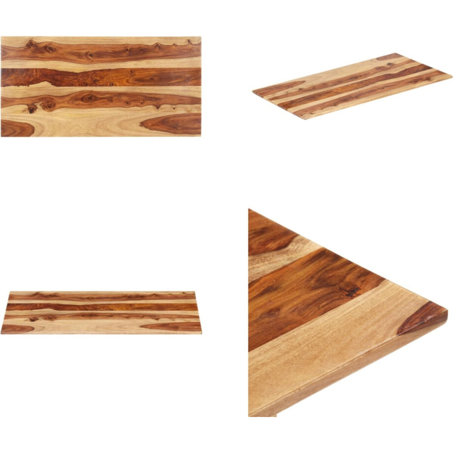 vidaXL Tafelblad 15-16 mm 60x100 cm massief acaciahout - Tafelblad - Tafelbladen - Vervangend Tafelblad - Meubelpaneel vidaXL Tafelblad 15-16 mm 60x100 cm massief acaciahout - Tafelblad - Tafelbladen - Vervangend Tafelblad - Meubelpaneel afbeelding 1