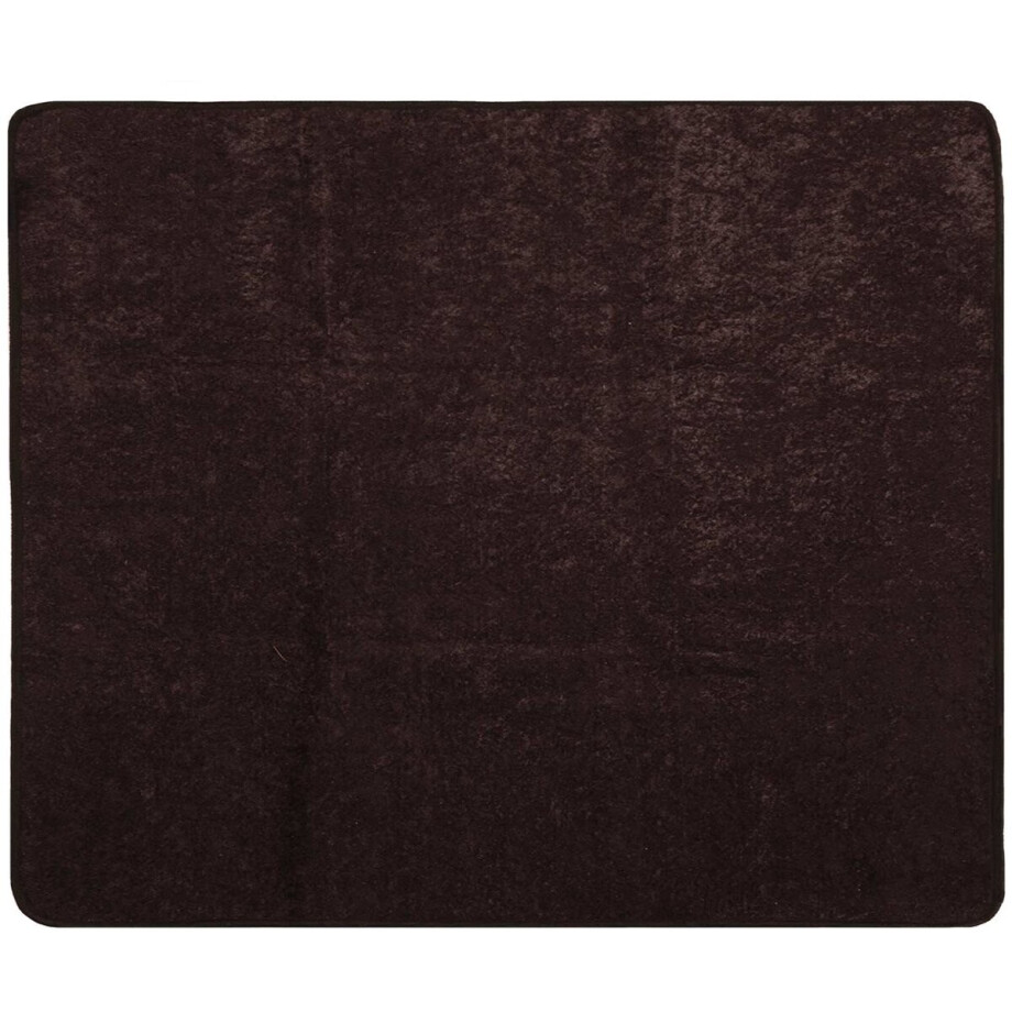 vidaXL - Tapijt - Runner - MARSA - Antraciet - 80 - x - 100 - cm - Polyester - en - PVC afbeelding 1