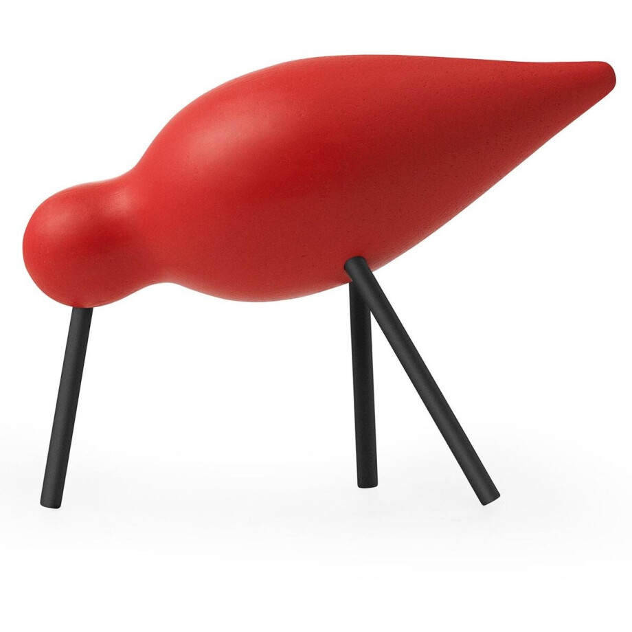 Normann Copenhagen Shorebird Vogel Decoratie Medium Red afbeelding 1