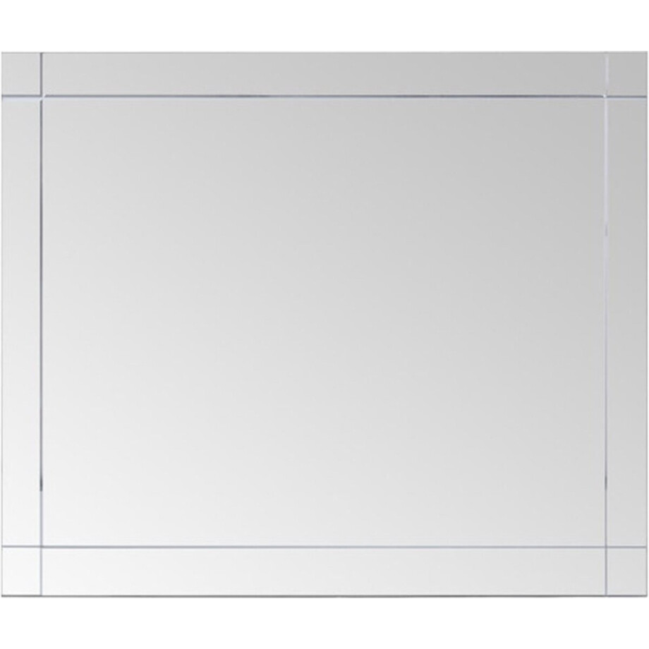 vidaXL - Wandspiegel - 80x60 - cm - glas afbeelding 1