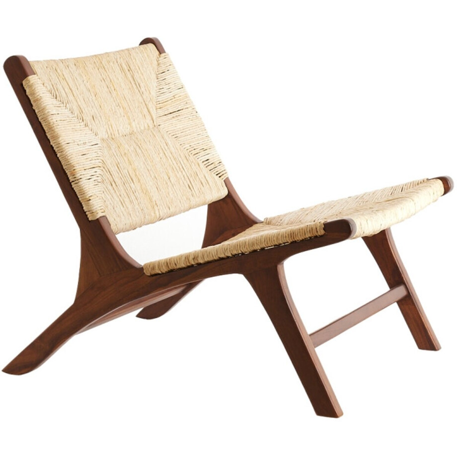 Light & Living - Stoel PAYAN - 78x65x69 cm - Bruin afbeelding 1