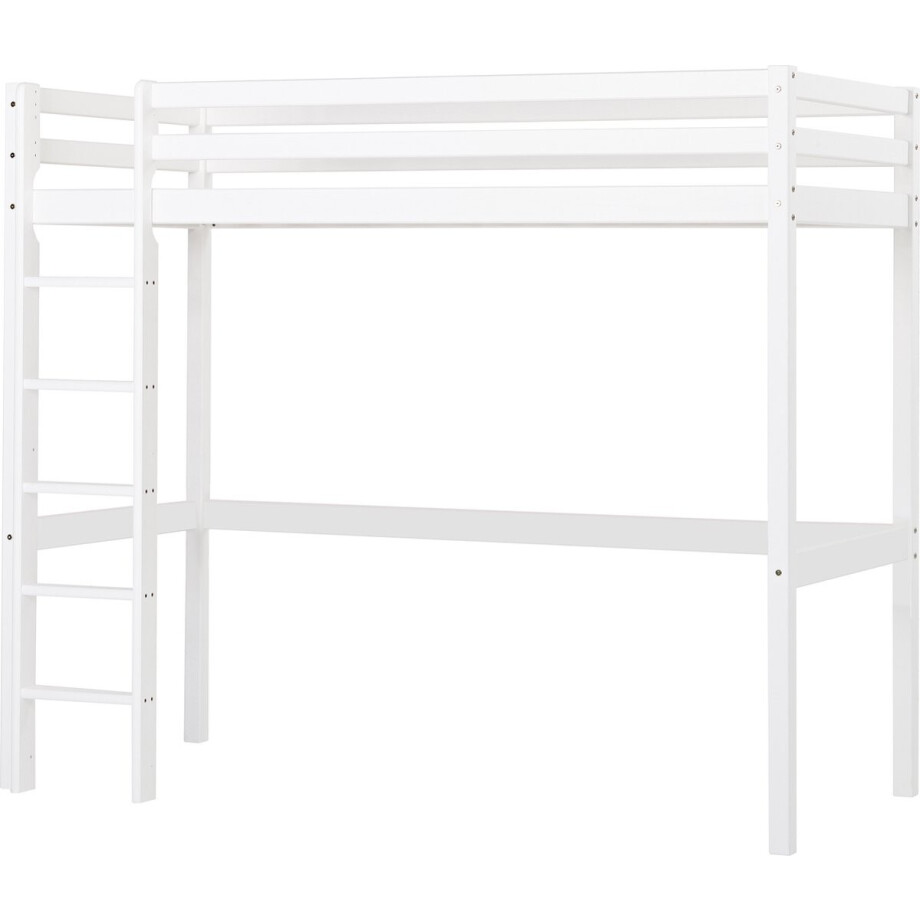 Hoppekids ECO Dream hoogslaper, 90x200 cm, wit Hoppekids ECO Dream hoogslaper, 90x200 cm, wit afbeelding 1