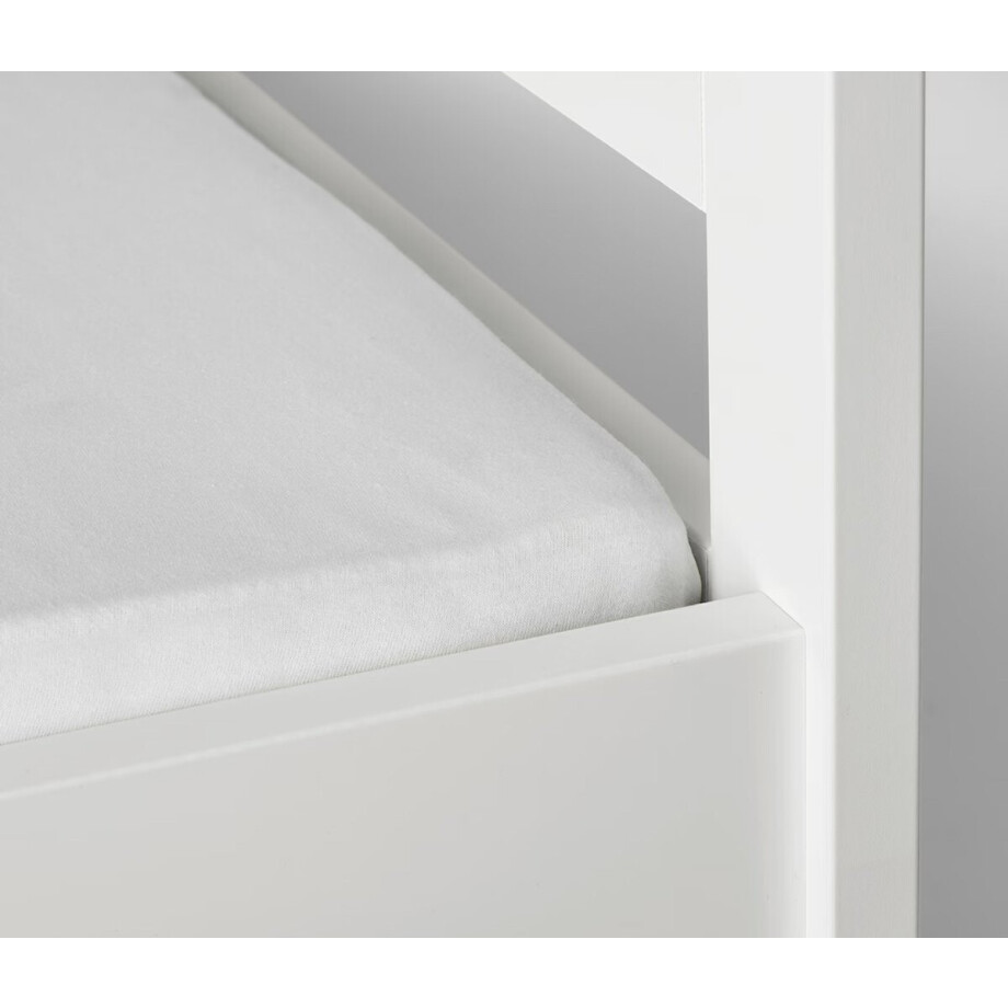 Wit hoeslaken voor queensize bed /White fitted sheet for Queen size Bed- 160 x 200 cm Wit hoeslaken voor queensize bed /White fitted sheet for Queen size Bed- 160 x 200 cm afbeelding 1