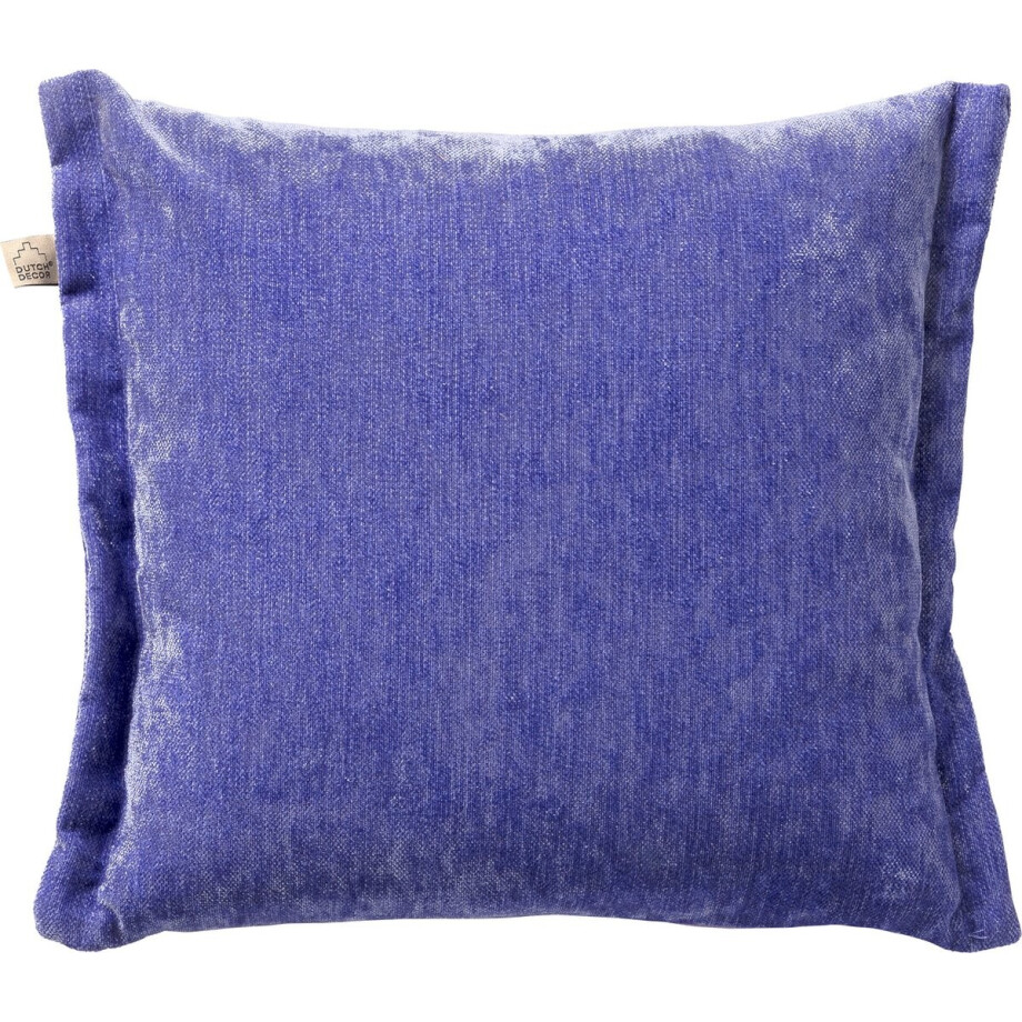 Dutch Decor LEWIS - Kussenhoes 45x45 cm - fluweel - met sierrand - Very Peri - paars - met rits - zonder binnenkussen Dutch Decor LEWIS - Kussenhoes 45x45 cm - fluweel - met sierrand - Very Peri - paars - met rits - zonder binnenkussen afbeelding 1