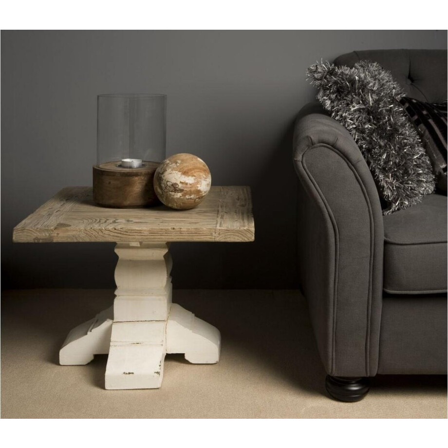 Tower Living hoektafel Amanda 60x60x45 cm grenen Tower Living hoektafel Amanda 60x60x45 cm grenen afbeelding 1