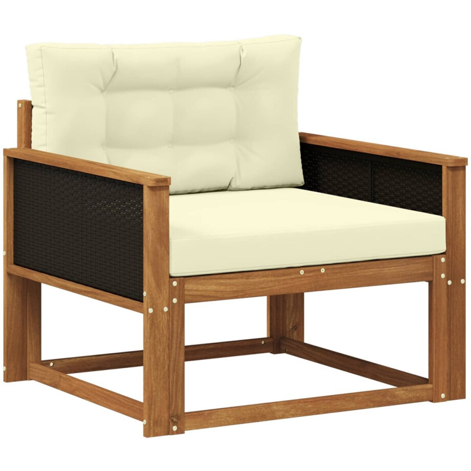 vidaXL - Buiten - Midden - Sofa - Naturel vidaXL - Buiten - Midden - Sofa - Naturel afbeelding 1