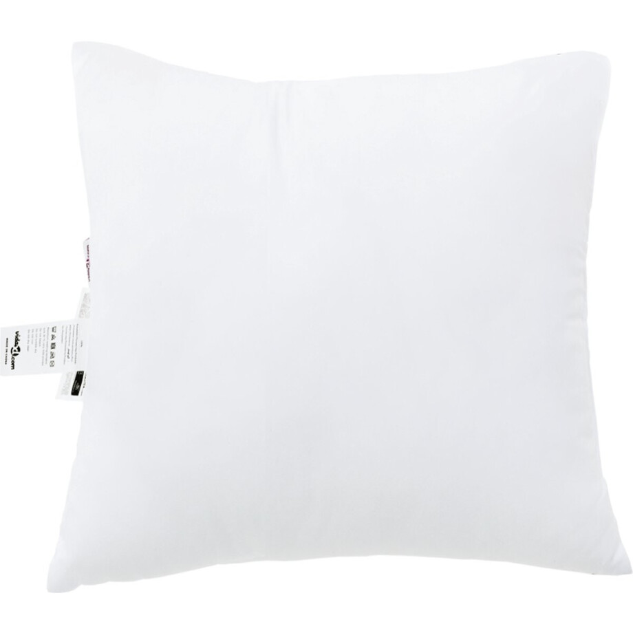 vidaXL - Hoofdkussen - met - kussen - Wit - 81 - x - 80 - x - 20 - cm - Polyester afbeelding 1