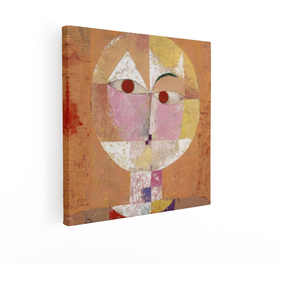 Artaza Canvas Schilderij Abstract Portret Paul Klee - 50x50 cm - Wanddecoratie Modern - Muurdecoratie Senecio - Decoratie Kunst Artaza Canvas Schilderij Abstract Portret Paul Klee - 50x50 cm - Wanddecoratie Modern - Muurdecoratie Senecio - Decoratie Kunst afbeelding 1