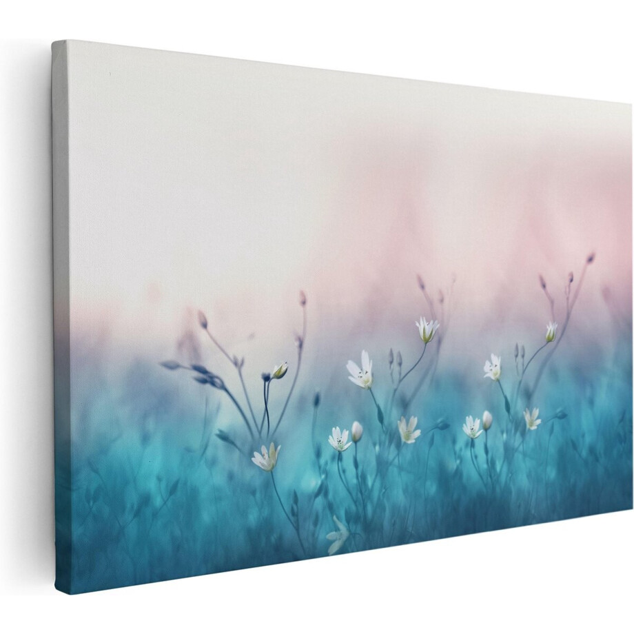 Artaza Canvas Schilderij Bloemen - 120x80 cm - Groot - Wanddecoratie Voorjaar - Muurdecoratie Woonkamer - Schilderijen Op Canvas Artaza Canvas Schilderij Bloemen - 120x80 cm - Groot - Wanddecoratie Voorjaar - Muurdecoratie Woonkamer - Schilderijen Op Canvas afbeelding 1