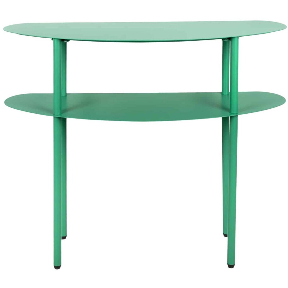 Leitmotiv Side table Cool Retro - Groen - 90x28x72.5cm - Modern afbeelding 1