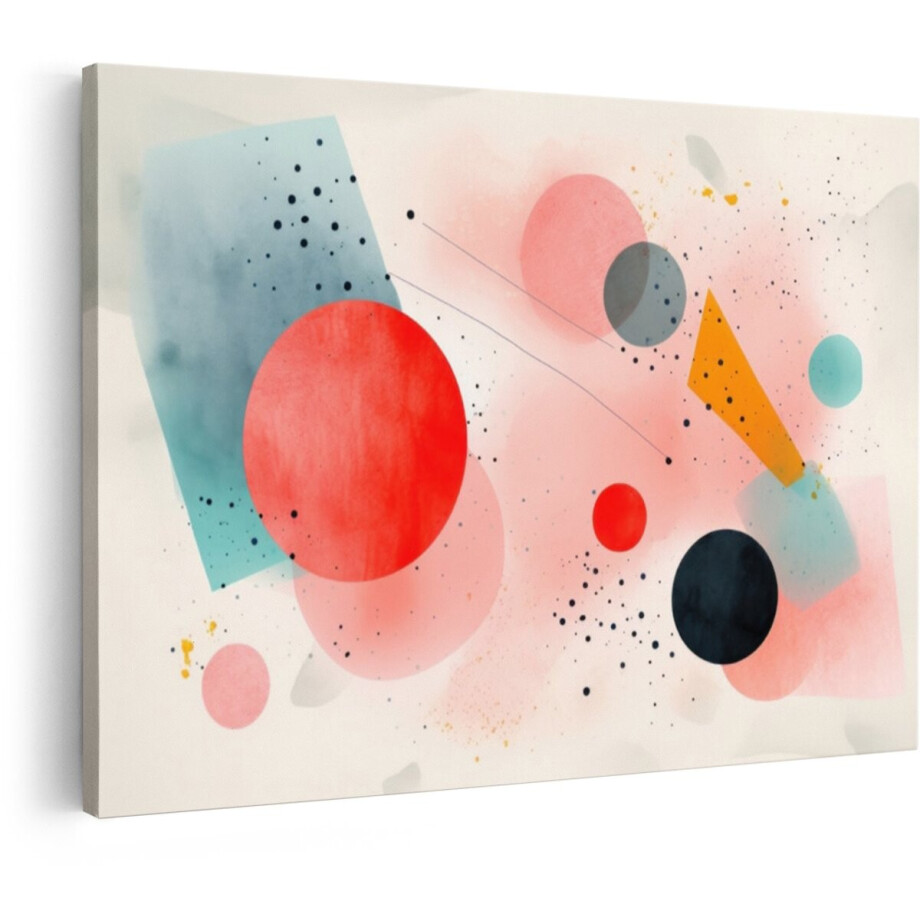 Artaza Canvas Schilderij Abstract - 120x80 cm - Wanddecoratie Modern - Muurdecoratie Geometrisch - Decoratie Woonkamer - Schilderijen Op Canvas Artaza Canvas Schilderij Abstract - 120x80 cm - Wanddecoratie Modern - Muurdecoratie Geometrisch - Decoratie Woonkamer - Schilderijen Op Canvas afbeelding 1