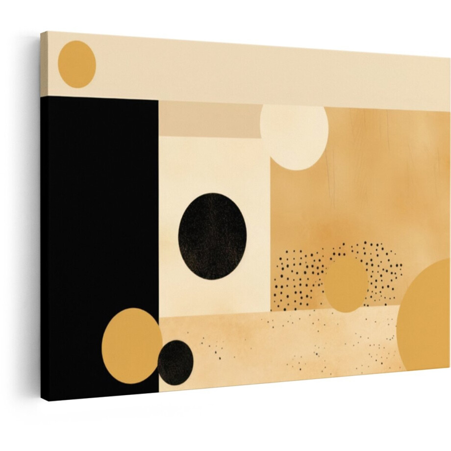 Artaza Canvas Schilderij Geometrische Wanddecoratie - 30x20 cm - Muurdecoratie Abstract - Decoratie Minimalistisch Woonkamer - Schilderijen Op Canvas Artaza Canvas Schilderij Geometrische Wanddecoratie - 30x20 cm - Muurdecoratie Abstract - Decoratie Minimalistisch Woonkamer - Schilderijen Op Canvas afbeelding 1