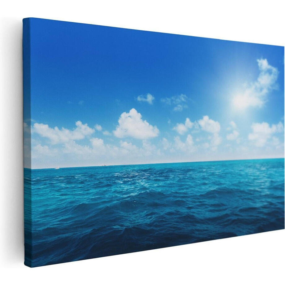 Artaza Canvas Schilderij Strand En Zee - 30x20 cm - Klein - Wanddecoratie Woonkamer - Muurdecoratie Kust - Schilderijen Op Canvas Artaza Canvas Schilderij Strand En Zee - 30x20 cm - Klein - Wanddecoratie Woonkamer - Muurdecoratie Kust - Schilderijen Op Canvas afbeelding 1