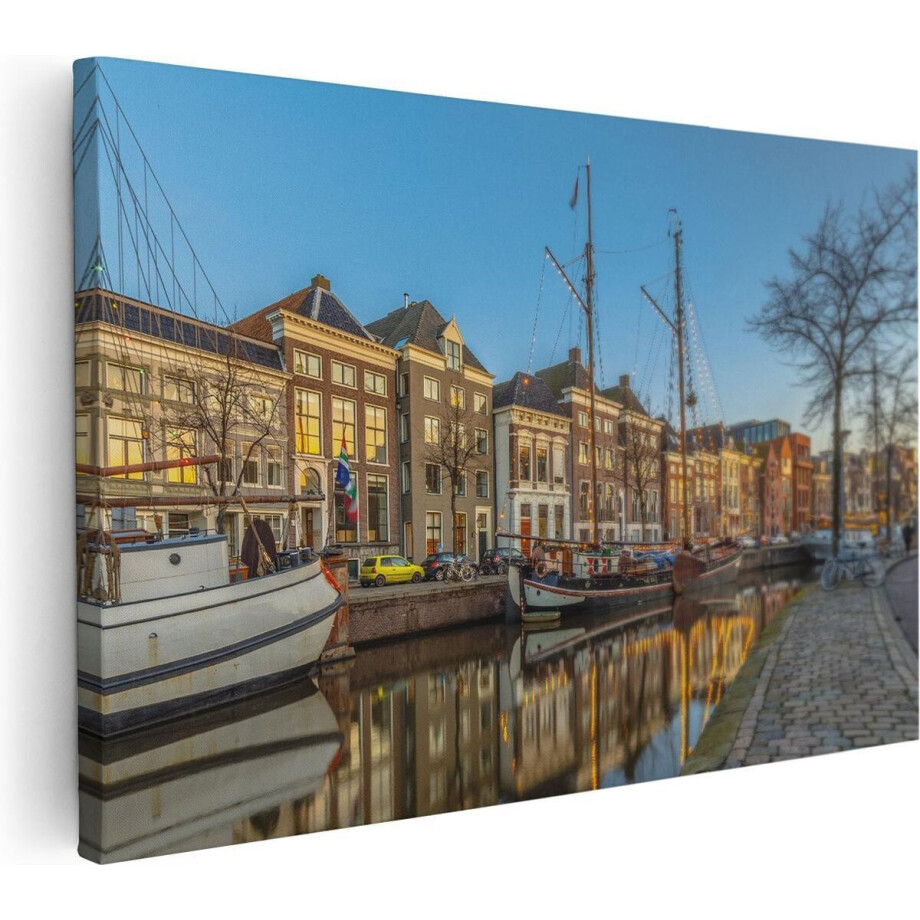 Artaza Canvas Schilderij Groningen Hoge der A Haven - 90x60 - Foto Op Canvas - Canvas Print - Muurdecoratie Artaza Canvas Schilderij Groningen Hoge der A Haven - 90x60 - Foto Op Canvas - Canvas Print - Muurdecoratie afbeelding 1