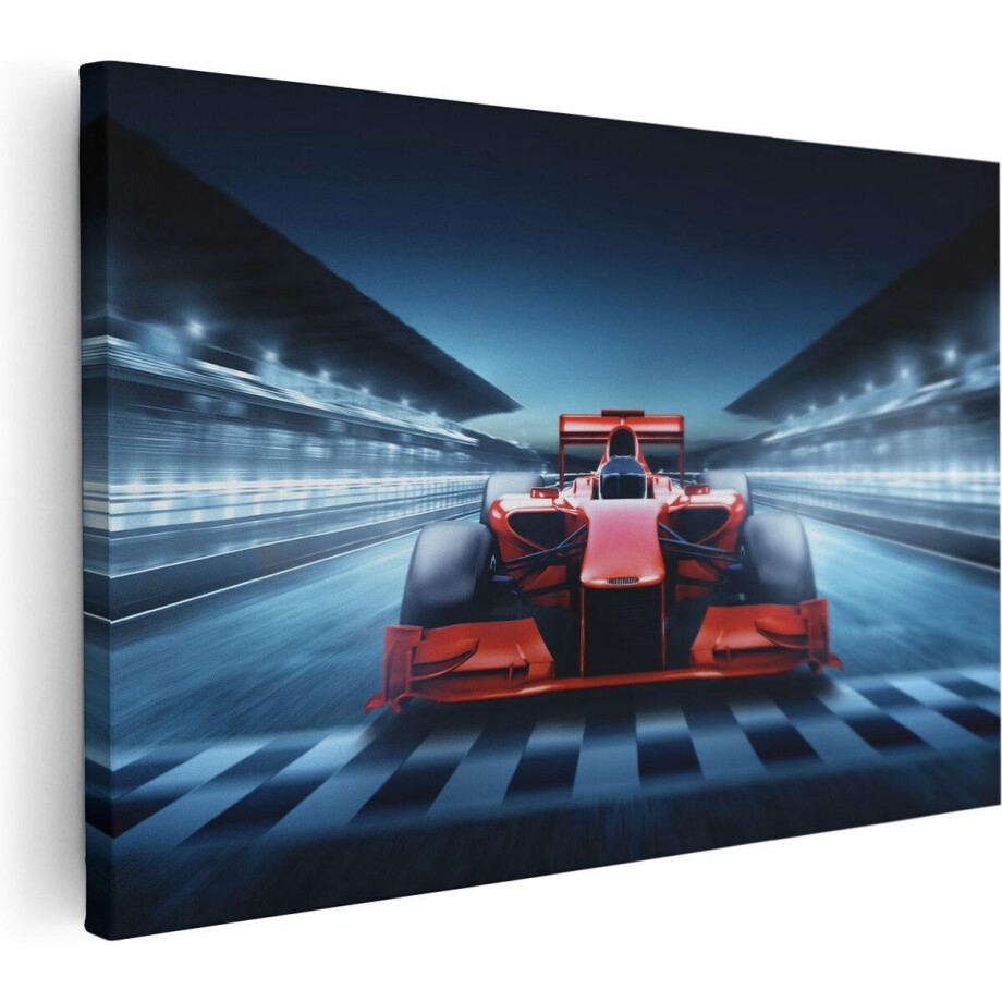 Artaza Canvas Schilderij Racewagen - 30x20 cm - Klein - Wanddecoratie Formule 1 - Muurdecoratie Auto - Kamer Accessoires Rood Artaza Canvas Schilderij Racewagen - 30x20 cm - Klein - Wanddecoratie Formule 1 - Muurdecoratie Auto - Kamer Accessoires Rood afbeelding 1