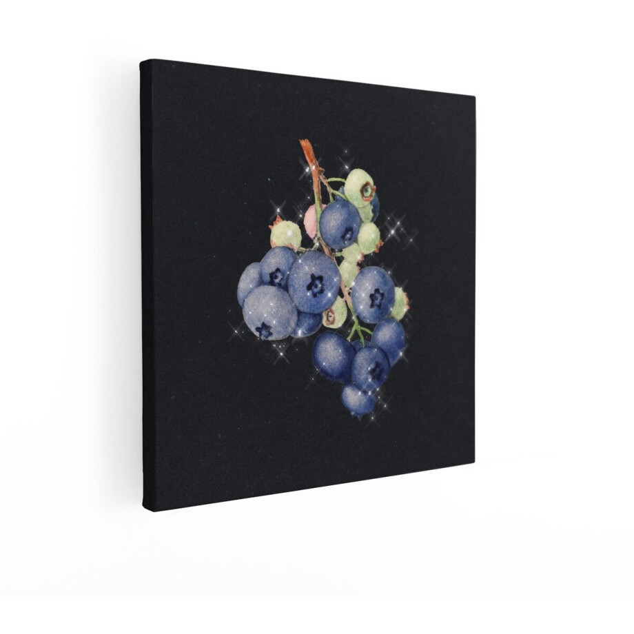 Artaza Canvas Schilderij Bosvruchten - 40x40 cm - Wanddecoratie Keuken Aquarel - Muurdecoratie Fruit - Schilderijen Op Canvas Artaza Canvas Schilderij Bosvruchten - 40x40 cm - Wanddecoratie Keuken Aquarel - Muurdecoratie Fruit - Schilderijen Op Canvas afbeelding 1