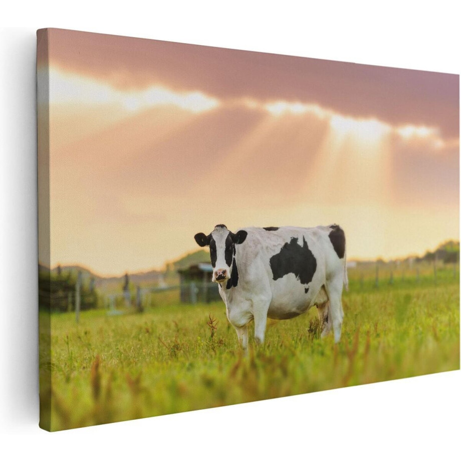 Artaza Canvas Schilderij Koeien - 30x20 cm - Klein - Wanddecoratie Landschap - Muurdecoratie Woonkamer - Kamer Accessoires Natuur Artaza Canvas Schilderij Koeien - 30x20 cm - Klein - Wanddecoratie Landschap - Muurdecoratie Woonkamer - Kamer Accessoires Natuur afbeelding 1