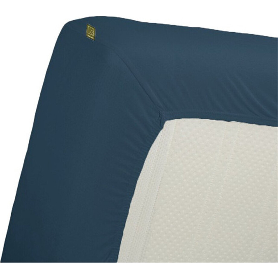 Beddinghouse Dutch Design Jersey - Topper Hoeslaken - 90x220 - Blauw afbeelding 1