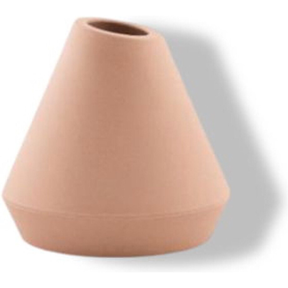 Point-Virgule vaas uit bamboevezel poederroze ø 11cm H 10.5cm afbeelding 1