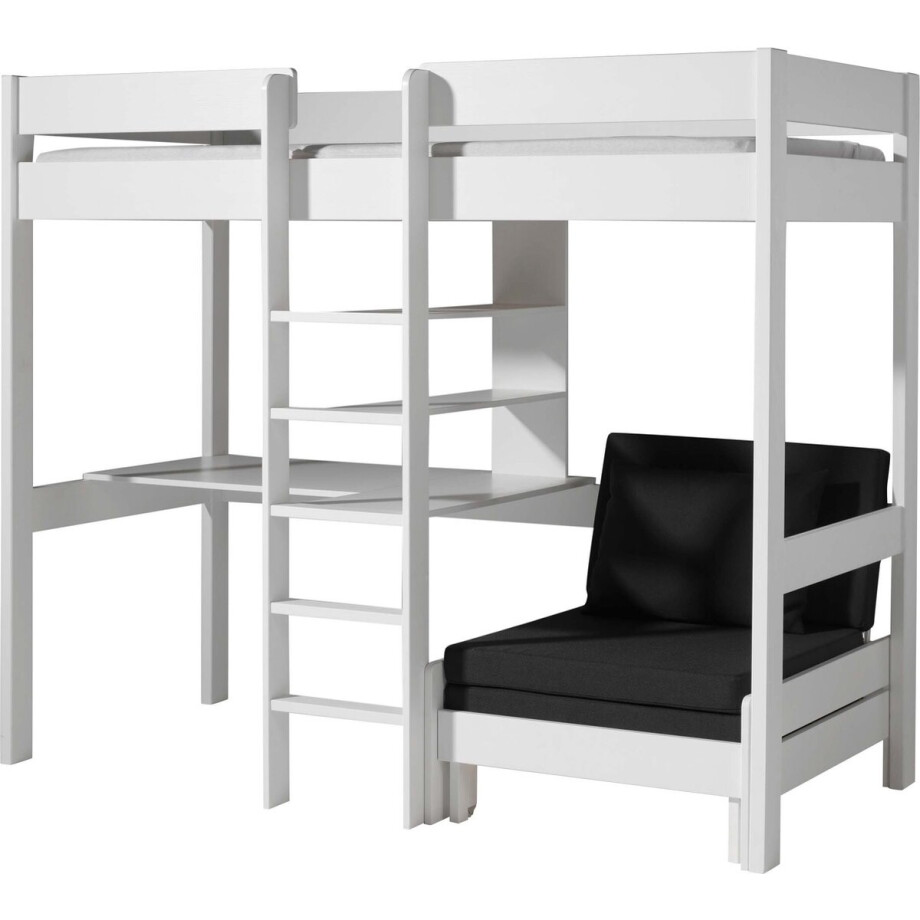 Hoogslaper Cas Wit - MDF - Hoogte 174.4 cm afbeelding 1