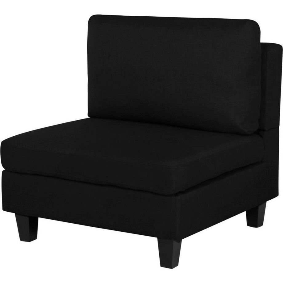 BELIANI FEVIK - Fauteuil - Zwart - Polyester afbeelding 1