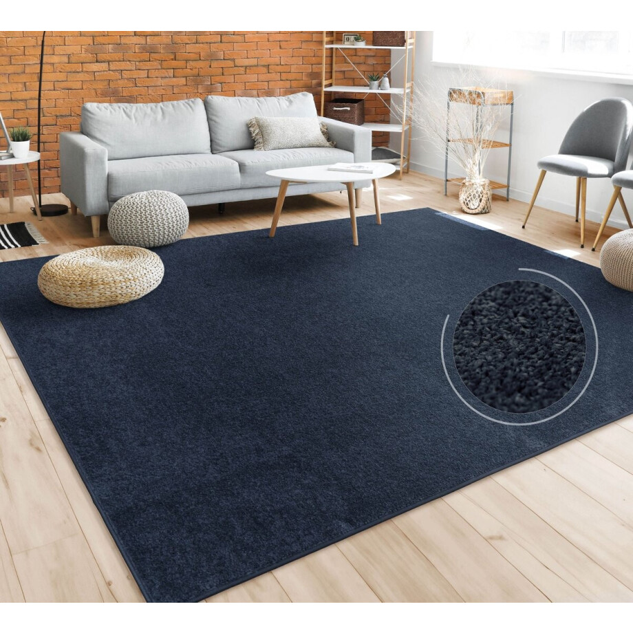 Paco Home Vloerkleed Woonkamer Effen Eenvoudig En Modern Laagpolig, Versch. Afmetingen Kleuren 200 cm Quadrat Paco Home Vloerkleed Woonkamer Effen Eenvoudig En Modern Laagpolig, Versch. Afmetingen Kleuren 200 cm Quadrat afbeelding 1