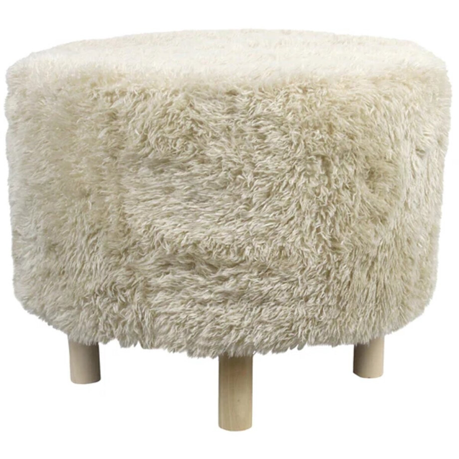 Poef rond 58x58x48cm Poef rond 58x58x48cm afbeelding 1