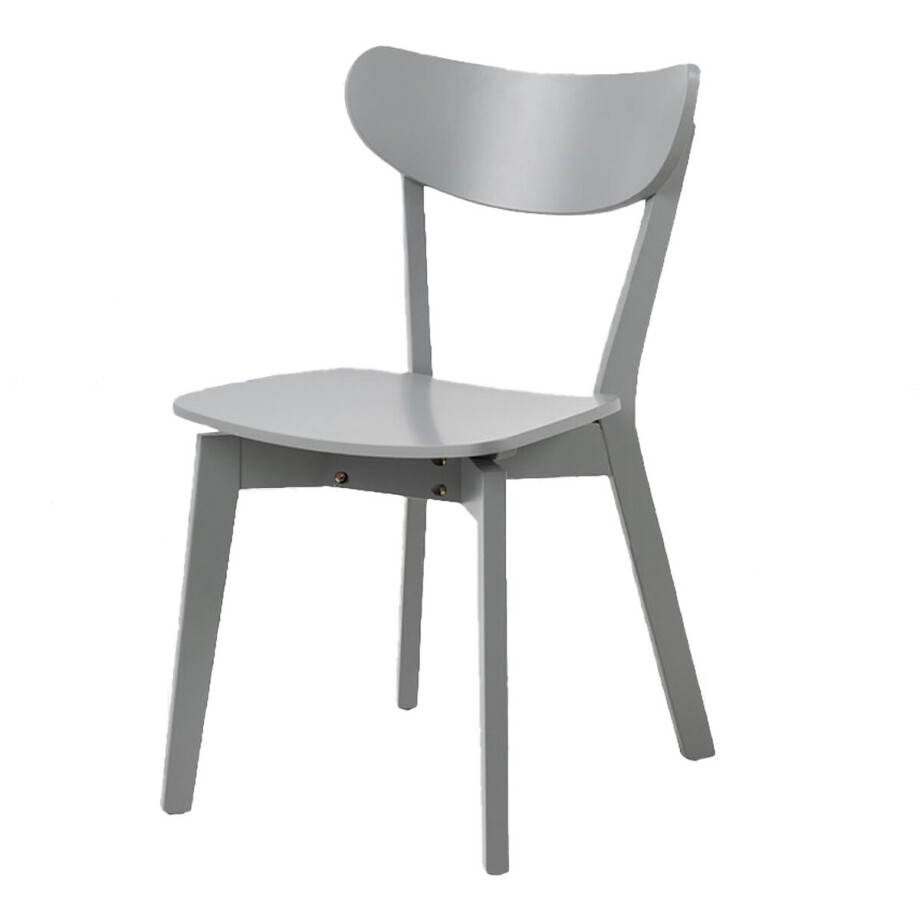 Lisomme Jade Eetkamerstoel Lichtgrijs - Hout - Eetkamerstoel Zonder Armleuning - Scandinavisch afbeelding 1