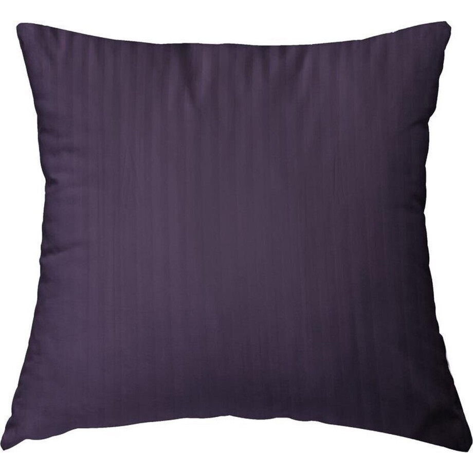 HNL Refined Uni Stripe Kussensloop - 80x80 cm - Vintage Purple afbeelding 1