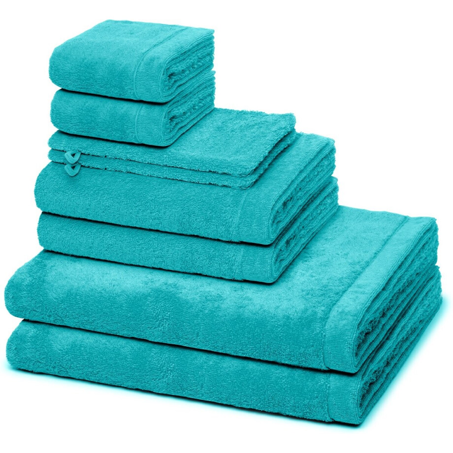 Cawö Sonstiges 2 X washandjes 2 X gasten- 2 X douche- 2 X handdoek - in set Lifestyle afbeelding 1