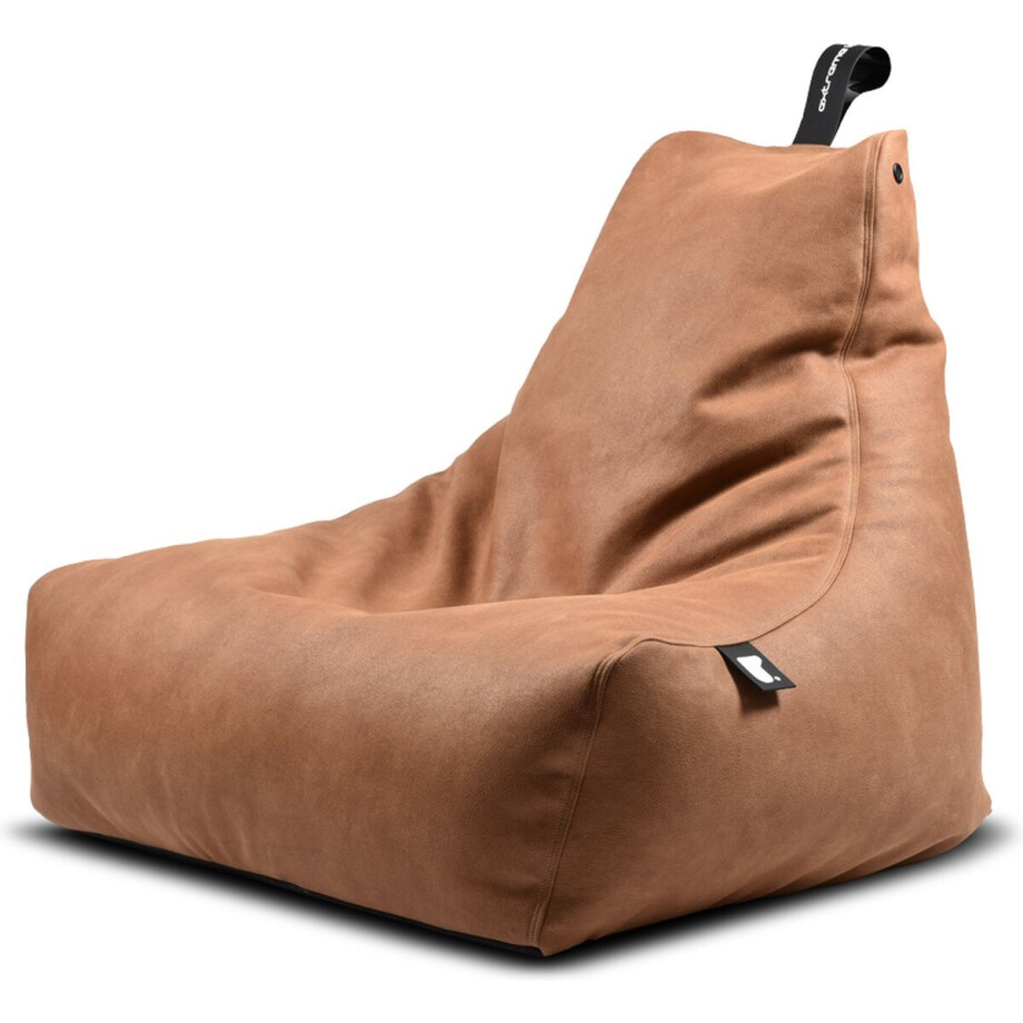 Extreme Lounging - b-bag mighty-b luxury - zitzak voor volwassenen - voor binnen - comfortabele leatherlook - Tan Extreme Lounging - b-bag mighty-b luxury - zitzak voor volwassenen - voor binnen - comfortabele leatherlook - Tan afbeelding 1