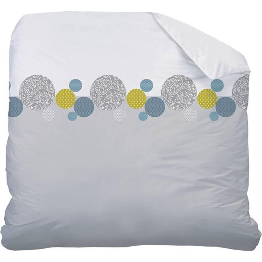 Matt & Rose Réveil fruité - Dekbedovertrek - Lits Jumeaux - 240 x 220 cm - Grijs afbeelding 1