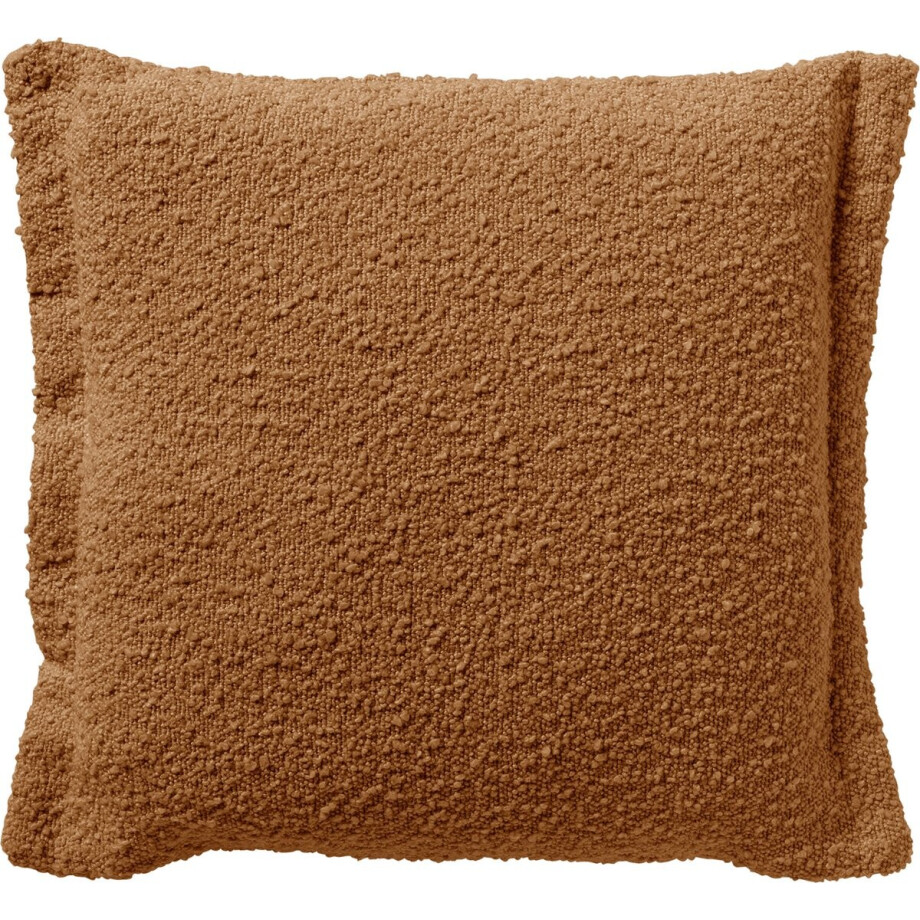Dutch Decor OTIS - Sierkussen 45x45 cm - effen kleur - unieke stof - Tobacco Brown - bruin - Inclusief binnenkussen Dutch Decor OTIS - Sierkussen 45x45 cm - effen kleur - unieke stof - Tobacco Brown - bruin - Inclusief binnenkussen afbeelding 1