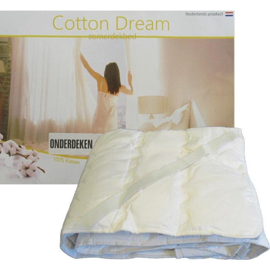 Cotton Dream Onderdeken - 100% Katoen - Eenpersoons - 90x200 cm afbeelding 1