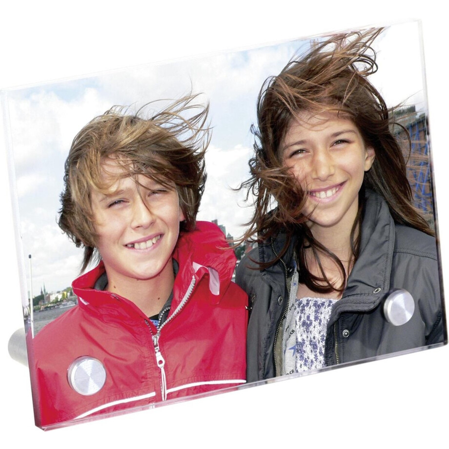 Glasfoto in kleur met houders. Afm: 90 x 120 x 6 mm afbeelding 1