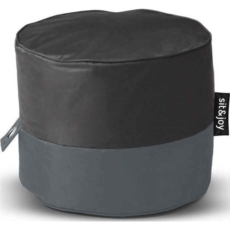 Sit&joy Kinder Poef Rondo - Zwart afbeelding 1