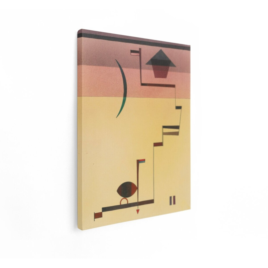 Artaza Canvas Schilderij Abstracte Compositie - 30x40 cm - Wanddecoratie Geometrisch - Muurdecoratie Modern - Decoratie Kantoor - Kamer Accessoires Artaza Canvas Schilderij Abstracte Compositie - 30x40 cm - Wanddecoratie Geometrisch - Muurdecoratie Modern - Decoratie Kantoor - Kamer Accessoires afbeelding 1