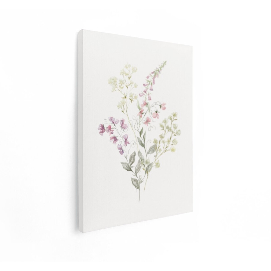 Artaza Canvas Schilderij Bloemen - 90x120 cm - Wanddecoratie Wilde Bloemen - Muurdecoratie Aquarel - Decoratie Slaapkamer Artaza Canvas Schilderij Bloemen - 90x120 cm - Wanddecoratie Wilde Bloemen - Muurdecoratie Aquarel - Decoratie Slaapkamer afbeelding 1