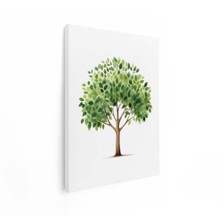 Artaza Canvas Schilderij Boom - 30x40 cm - Wanddecoratie Botanisch - Muurdecoratie Groen - Schilderijen Op Canvas Natuur Artaza Canvas Schilderij Boom - 30x40 cm - Wanddecoratie Botanisch - Muurdecoratie Groen - Schilderijen Op Canvas Natuur afbeelding 1