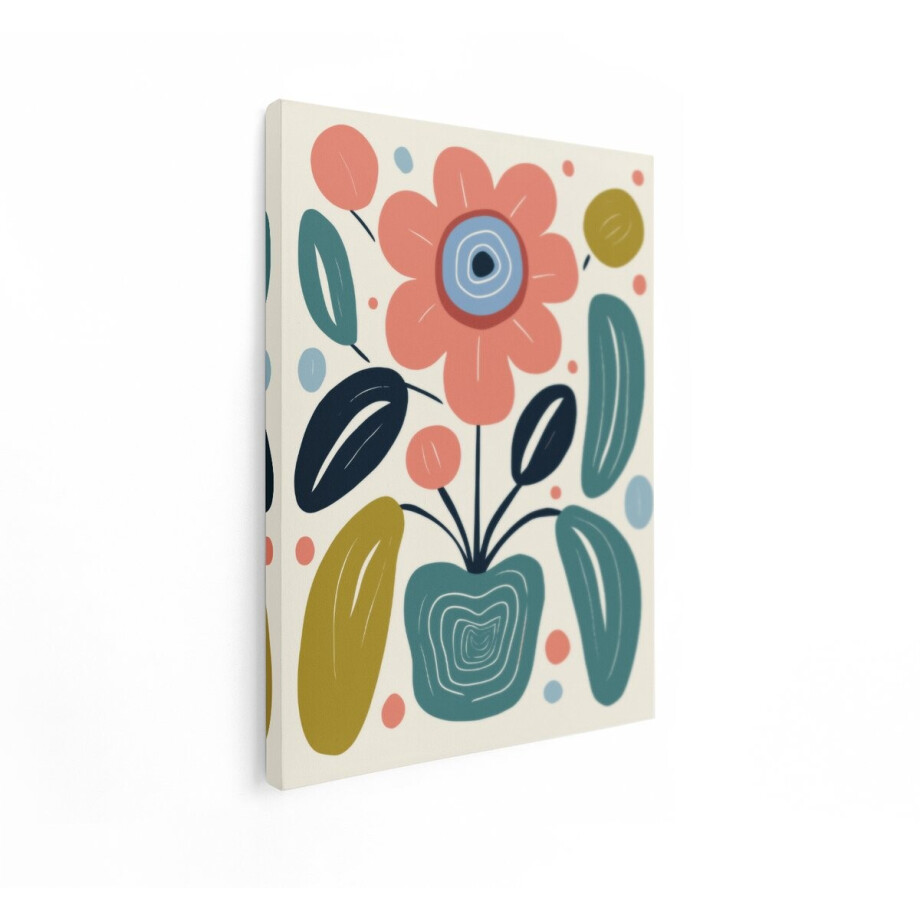 Artaza Canvas Schilderij Bloem In Vaas - 30x40 cm - Wanddecoratie Abstract - Muurdecoratie Boho - Decoratie Woonkamer - Schilderijen Op Canvas Artaza Canvas Schilderij Bloem In Vaas - 30x40 cm - Wanddecoratie Abstract - Muurdecoratie Boho - Decoratie Woonkamer - Schilderijen Op Canvas afbeelding 1