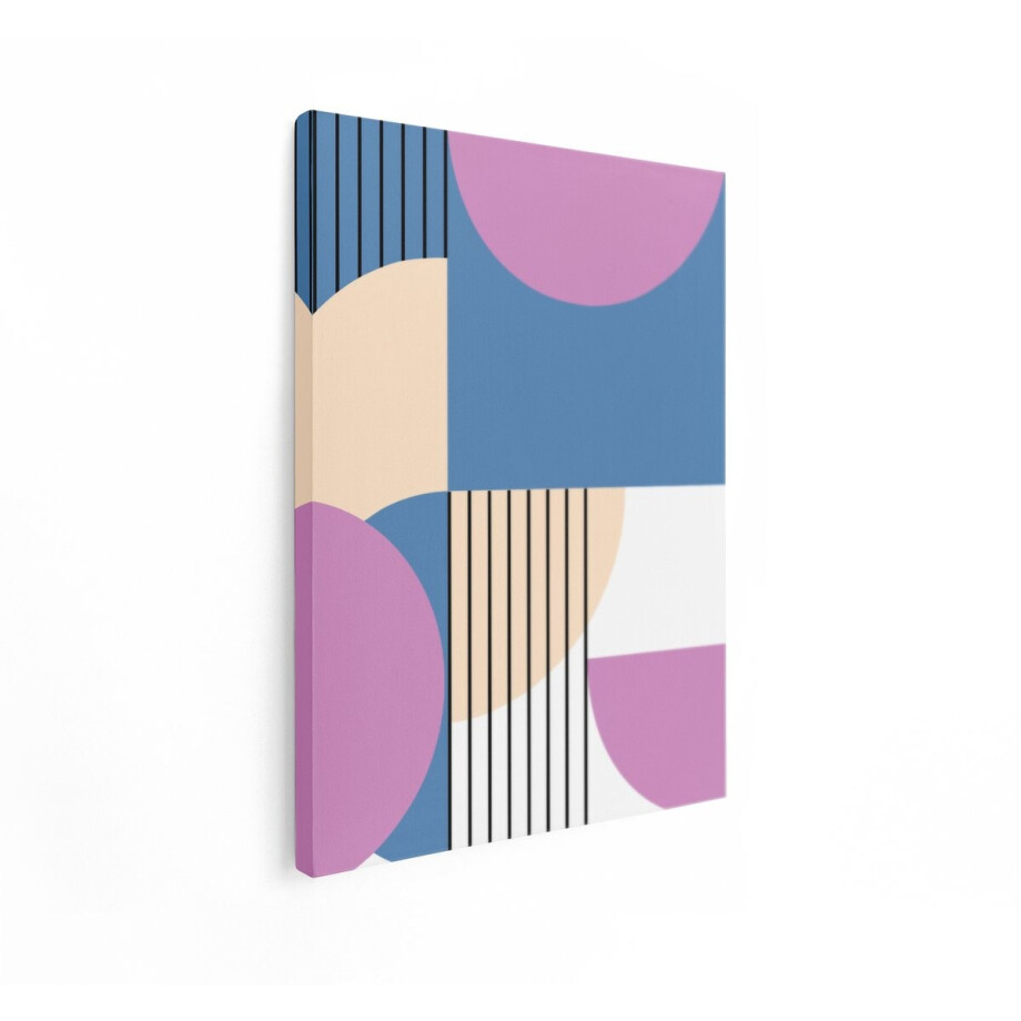 Artaza Canvas Schilderij Geometrische Vormen - 30x40 cm - Wanddecoratie Abstract Modern - Muurdecoratie Boho - Schilderijen Op Canvas Artaza Canvas Schilderij Geometrische Vormen - 30x40 cm - Wanddecoratie Abstract Modern - Muurdecoratie Boho - Schilderijen Op Canvas afbeelding 1