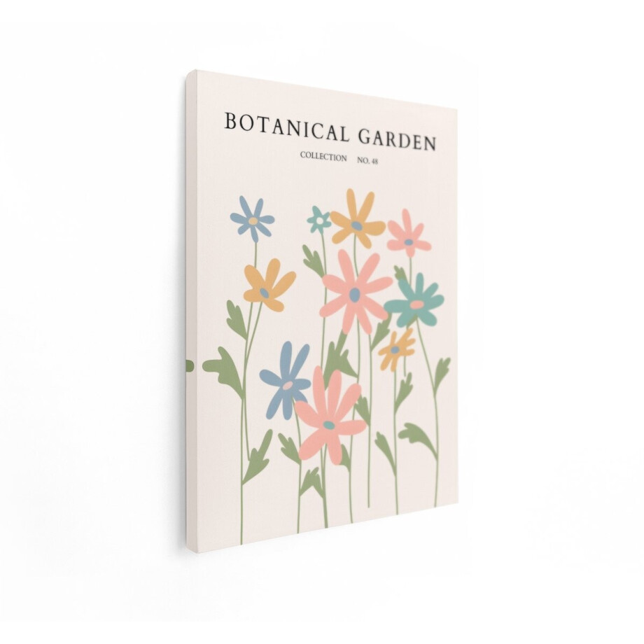 Artaza Canvas Schilderij Wilde Bloemen - 30x40 cm - Wanddecoratie Boho Botanical Garden - Muurdecoratie Pastel - Kamer Accessoires Artaza Canvas Schilderij Wilde Bloemen - 30x40 cm - Wanddecoratie Boho Botanical Garden - Muurdecoratie Pastel - Kamer Accessoires afbeelding 1