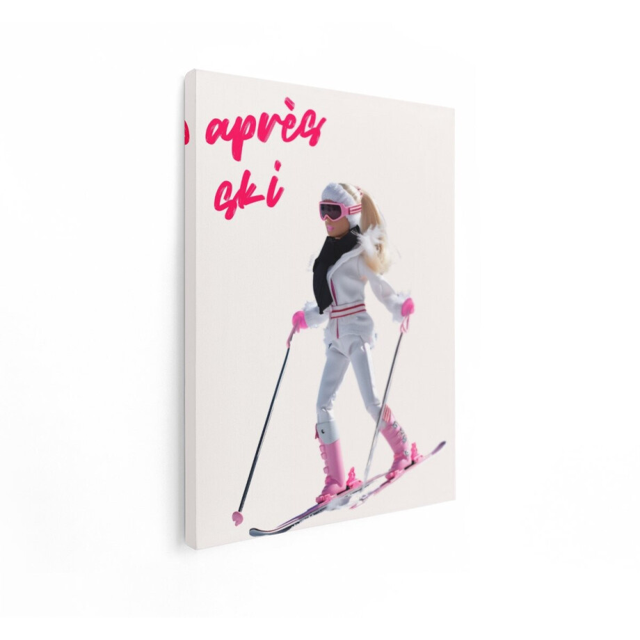 Artaza Canvas Schilderij Barbie - 60x80 cm - Wanddecoratie Après Ski - Muurdecoratie Roze - Slaapkamer Decoratie - Schilderijen Op Canvas Artaza Canvas Schilderij Barbie - 60x80 cm - Wanddecoratie Après Ski - Muurdecoratie Roze - Slaapkamer Decoratie - Schilderijen Op Canvas afbeelding 1