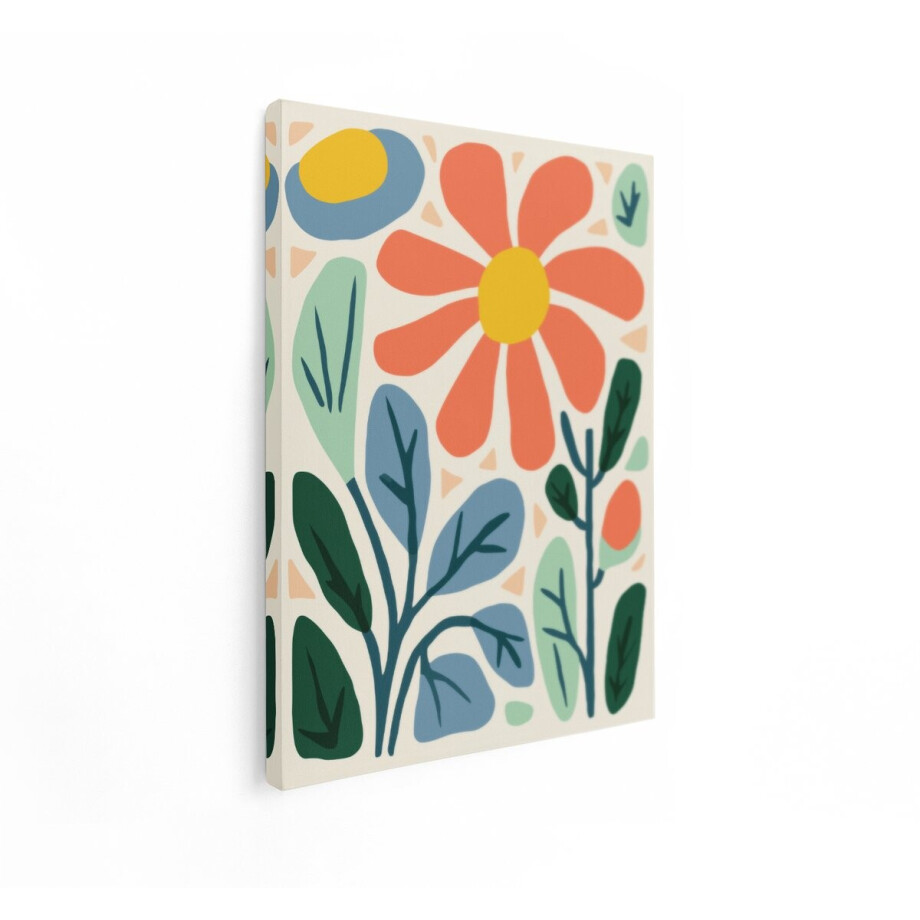 Artaza Canvas Schilderij Abstract - 30x40 cm - Wanddecoratie Bloemen - Muurdecoratie Boho - Schilderijen Op Canvas Artaza Canvas Schilderij Abstract - 30x40 cm - Wanddecoratie Bloemen - Muurdecoratie Boho - Schilderijen Op Canvas afbeelding 1